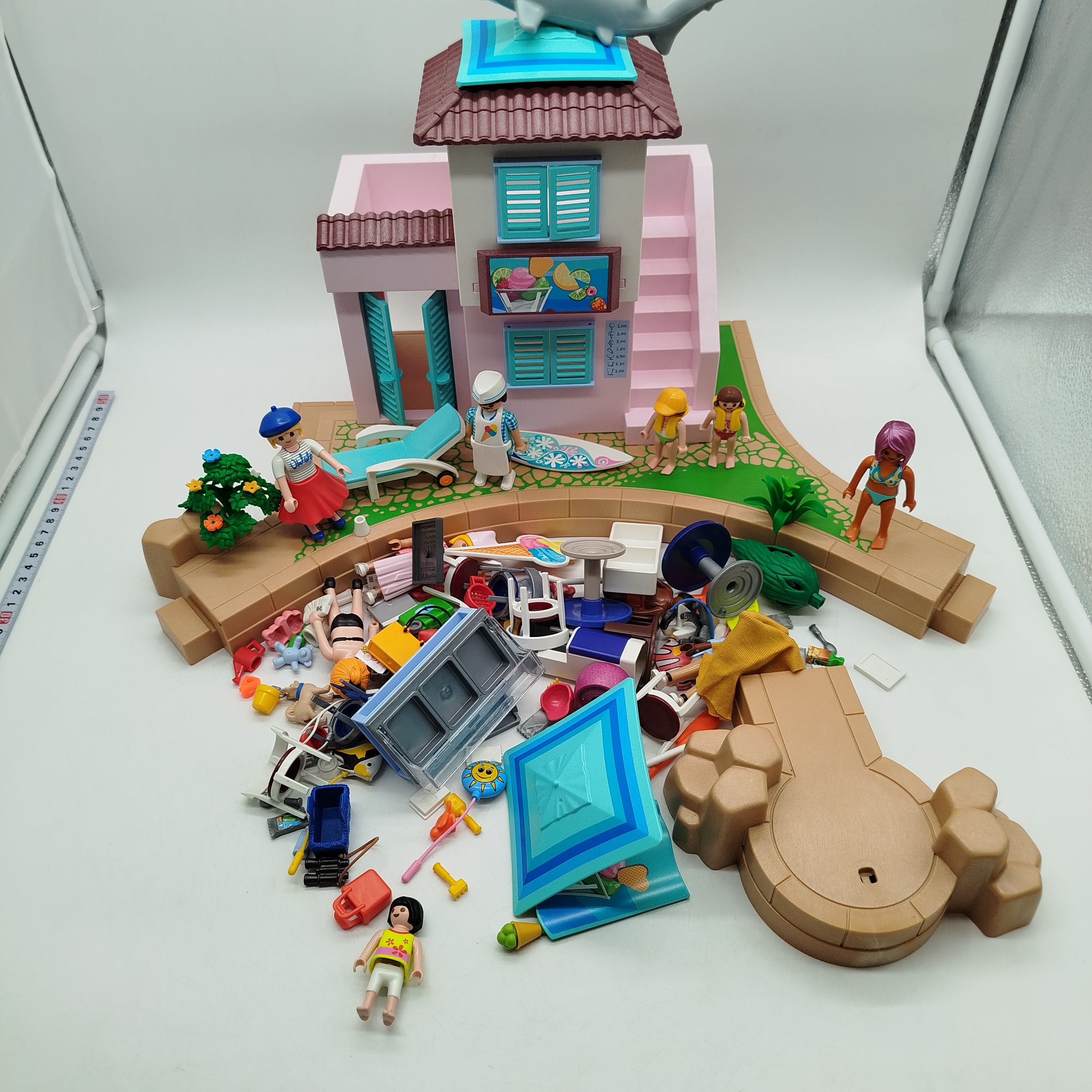 Playmobil Eisdiele am Hafen 70279, gebraucht, ab 3 4 5 Jahre | ✅ geprüft